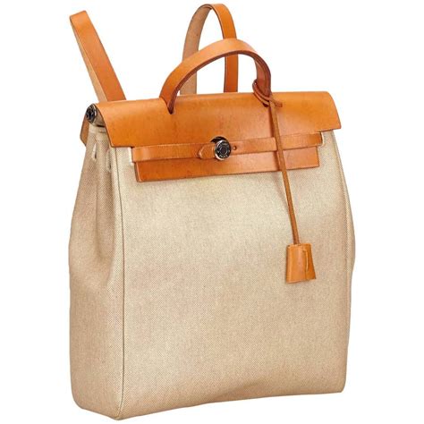 hermes canvas bag|hermes canvas backpack.